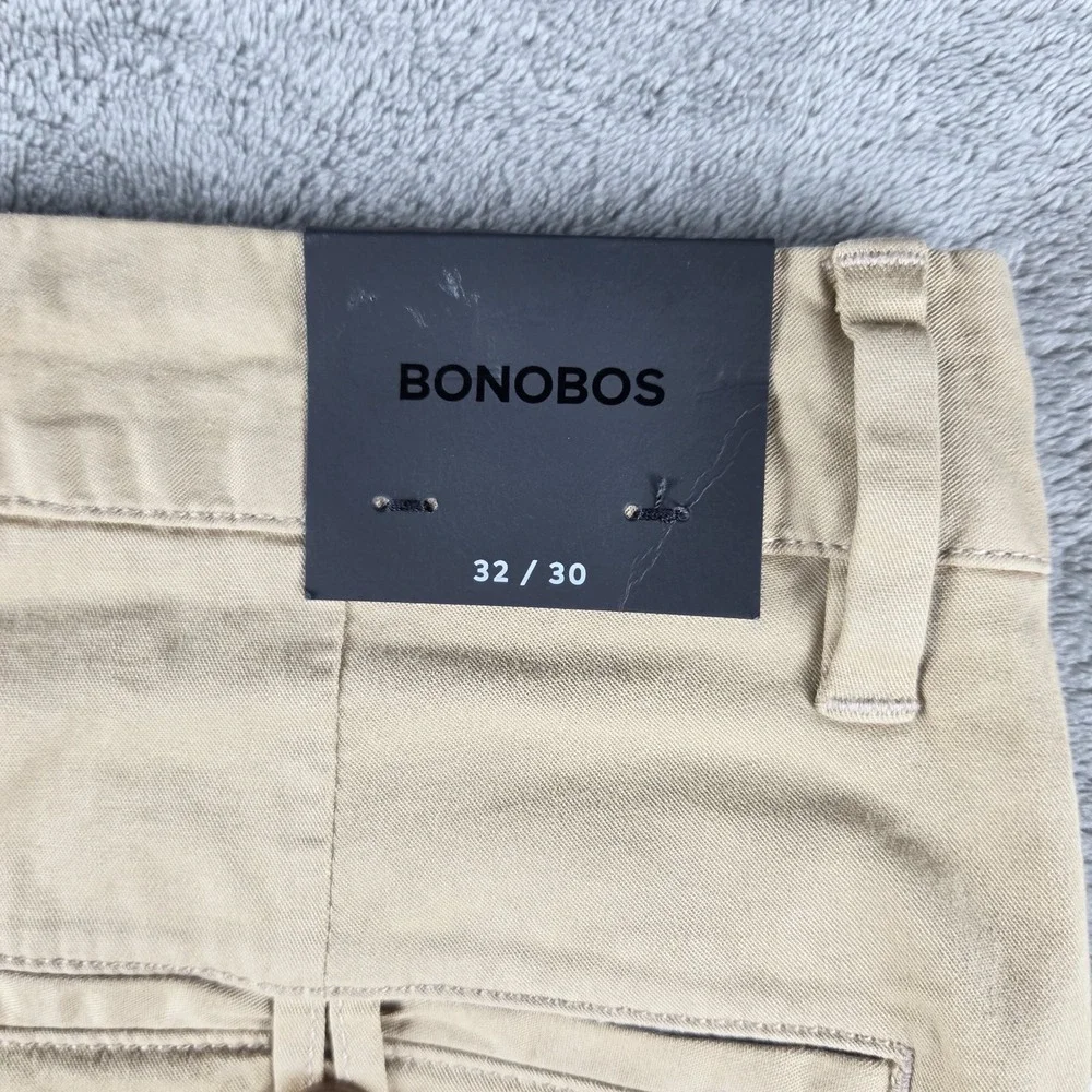 NWT Bonobos Slim Fit Chino Khaki Pants Men's Navy 32x30 Cotton Blend Stretch - Picture 5 of 14